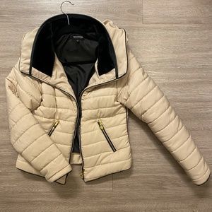Pretty Little Thing Ivory Puffer Jacket